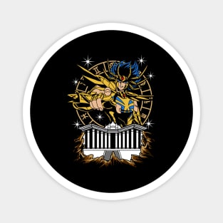 Gemini Saga Saint Seiya Cosmic Twin Magnet